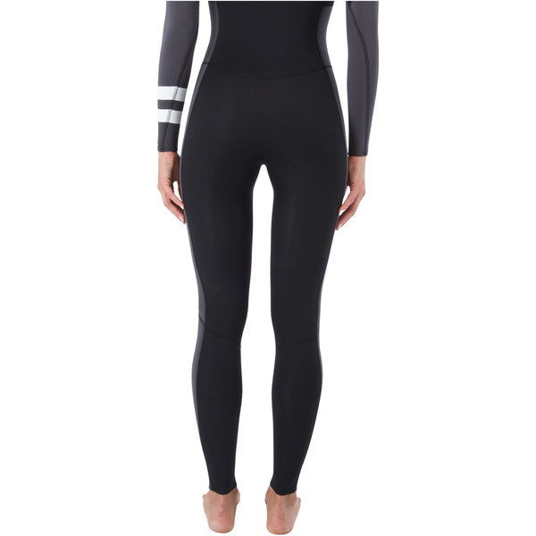 2026 Hurley Womens Advant 3/2mm Chest Zip Wetsuit WFS0013302 - Black
